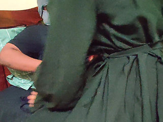 Beautifull Malaysian Hijab Girl Love to Move on Top of a Big Dick