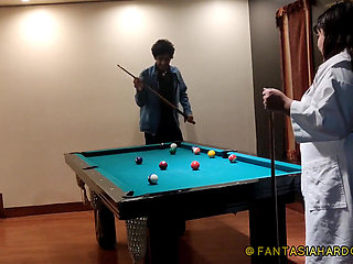 Giving My Best Friend Some Good Butt Massages After a Game of Pool