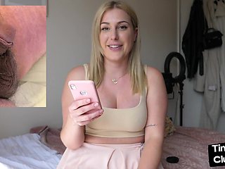 SPH amateur sex solo big-titted babe talking dirty while showing