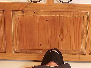 Easter Fun Tormenting the Balls and Cock of Tied Down Slave with Hot Candle Wax - Hard Female Domination