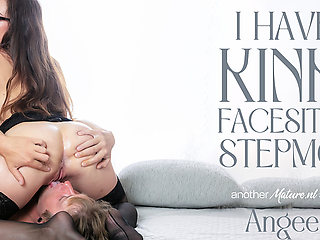 35 Year Old Stepmom Angee Es Is A Kinky Milf Who Has Special Plans For Her Horny Stepson