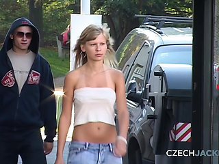 Czech Jacker 20 Topless Tease! - the Streets Just Got a Whole Lot Wilder