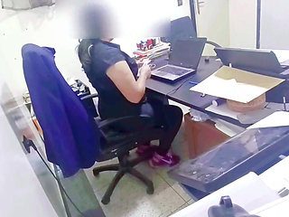 My boss fucked me in his office until my legs started to shake