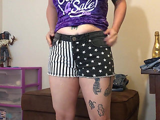 Trying on All of My Jean Shorts for You