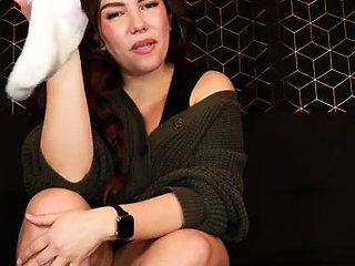 Sweaty Sock-Sniffing Loser Pov – Elena De Luca Fetish and