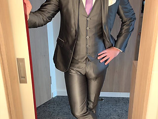 Shiny Suit, Shiny Shoes, Shiny Cock