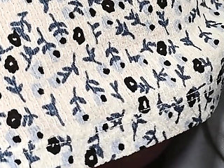 Almost Seen when She Touch Stranger's Erection In a Crowded Train. Girl's Panties get Soaked With His  Warm Sperm