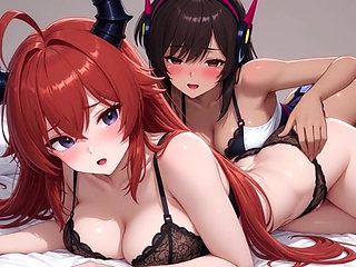 Animated encounter in indoor scene