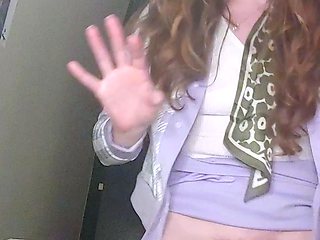 Amateur blondie solo anal masturbation