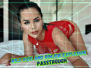 Busty Asian MILF's Wild Ride and Rimjob Explosion passtrough