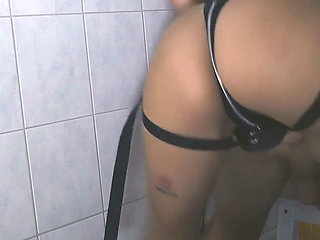 Watch Girlfriend Turn Her Slut Boyfriend Completely Obedient with Her Strap-on