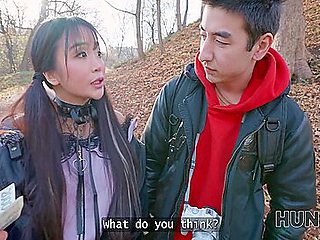 Japanese Slutty Tourist Sakura Loved Random Sex With A Stranger In Public