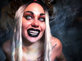 My demonic smoke penetrates not only into your lungs but also into your human brain! JOI