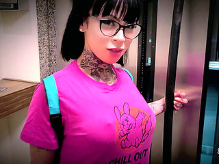 Devil Caught by Stranger Hitting Her Hard in Anal