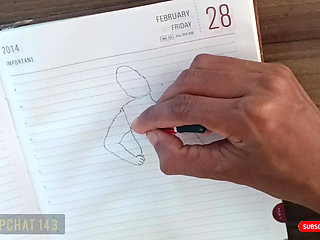 Komal was with the teacher for the exam but her mood changed.