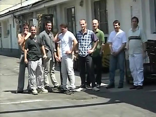 Outdoor Fuck with Huge Cock and Horny Sexy Girls, Gangbang and Cumshot Movie