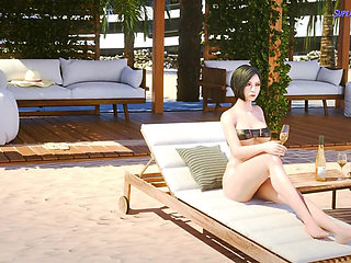 Ebony Futa Hardcore Penetration In Tight Wet Pussy ( 3D Realistic Animation )