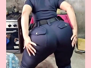 Big Ass in Pink Dress Moving It