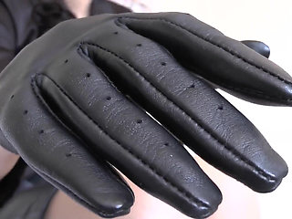 Black Leather Gloves-the Scent of Leather Turns You on so Much, Lady Victoria Valente