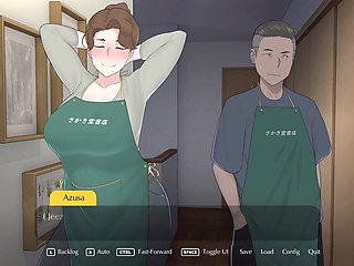 Big-breasted anime mom seduces her step-son in a wild animated sex story