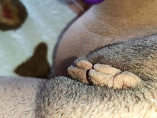 POV Teen Brunette Dripping Pussy & Swollen Clit Shaking from Intense Vibrator Orgasm