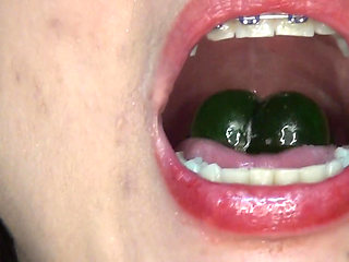 Swallowing Jelly in the Shape of Penises