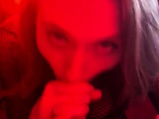 Babe giving pov blowjob