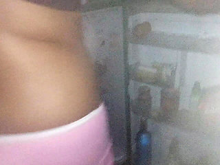 Father in Law's Gigantic Dick Hangs Out Under His Sarom for Step Daughter