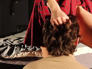 Wife Makes Husband Watch and Clean Up