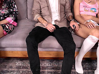 Step Daddy Fingering Teen Stepdaughter While Mom Is Away - Taboo Family Sex