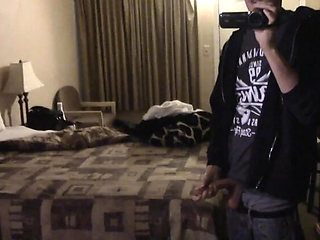 18 Year Old Caught in Rough Romantic Hotel Sex with Door Wide Open