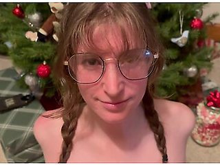 Tight Teen Miss Summer Monarch Gave Me All Her Holes For Christmas!