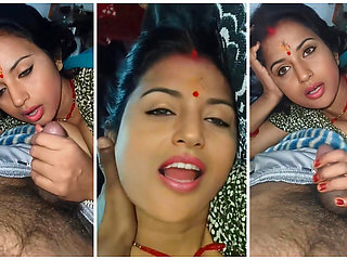 Season 37. Indian Hot Sexy Mother Fuck Her Mouth with Boyfriend Cock