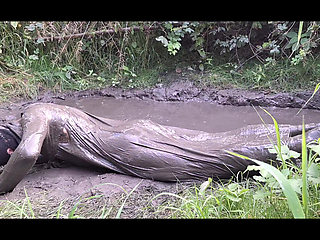 Mud on the outskirts of the city
