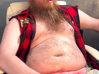 Looking at porn and enjoying a good long jerk