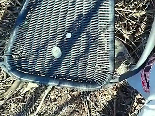 Twink Found Bottle with Anon Cum Outdoors so He Added His Cum There Too