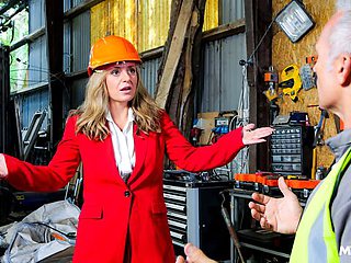 Denice K's big tits action by MYLF