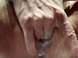 Man fingers his anus with excitement