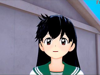 Inuyasha, school uniform, anime