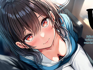 Spanish Hentai JOI - Naughty masturbates you on the Japanese train.