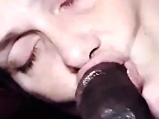 Step Mom Loves Sucking Big Black Cock with Amazing Gumjobs