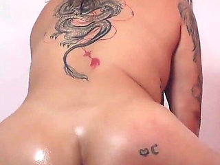 Hot Latina MILF Fucks Her Ass with a Dildo