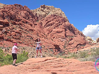 Behind the Scenes Photo Shoot - Ashley at Red Rock Canyon