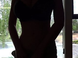 Beautiful brunette in sexy solo fingering masturbation 4 wmv