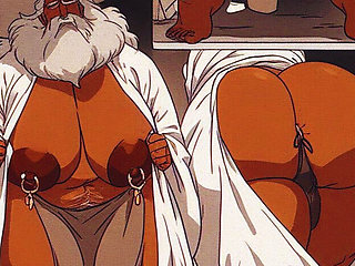 The Old Wizard of the Kingdom Likes to Give His Ass to the Subjects of the Castle. Anime Hentai Fantasy