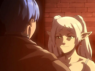 FRIEREN DEEPTHROATS - All Cum In Mouth ( Cartoon )