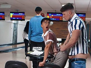 Gay Angel Takes Hard Bowling Fuck