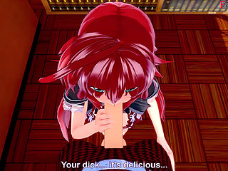 Rias Gremory Sex in the Library - Dxd Ntr Madness Series
