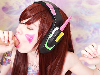 Bukkake for D.VA. Karneli Bandi