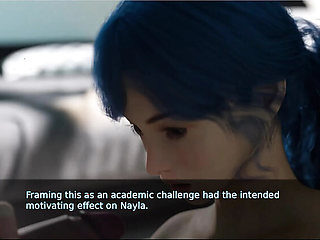 Fate and Life: Rebecca and Nayla Blowjob for Boyfriend in 3D Hentai Game